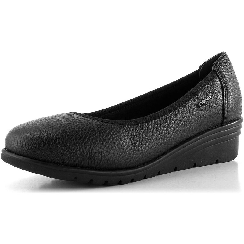 Rieker lodičky na kline čierne L5360-00 65612172