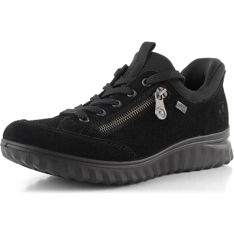 Rieker šnurovacie dámske poltopánky s membránou 59052-00 65612040