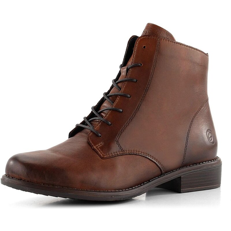 Remonte elegantní kotník šněrovací hnědý D0F73-22 65611953