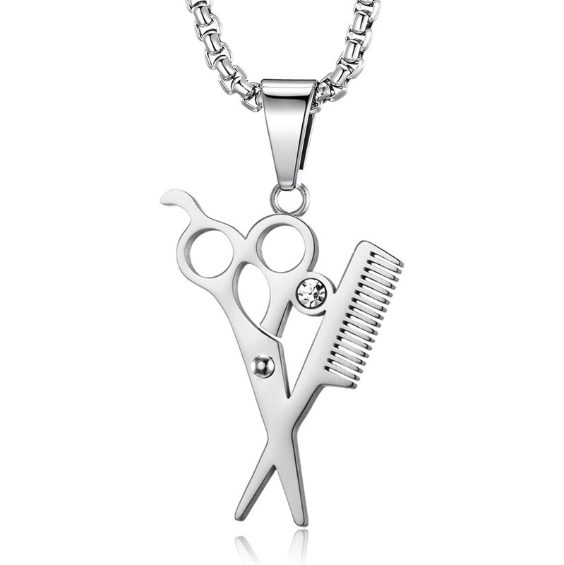 Lindas Jewelry Náhrdelník Kadernícke Nožnice Veľké chirurgická oceľ 64822101