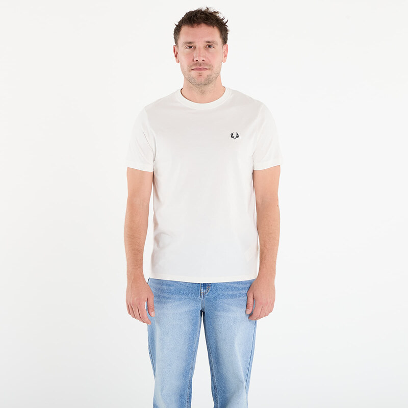 Tričko FRED PERRY Crew Neck T-Shirt Snow White M 64809331