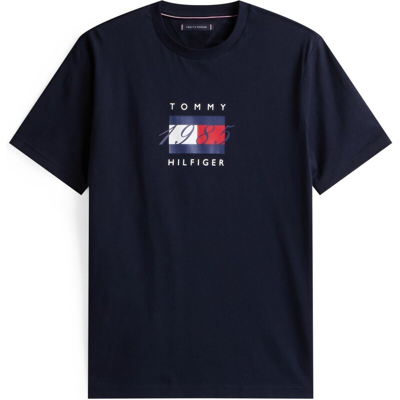 Tommy Hilfiger Linear Flag Graphic Tee BLU 64827607