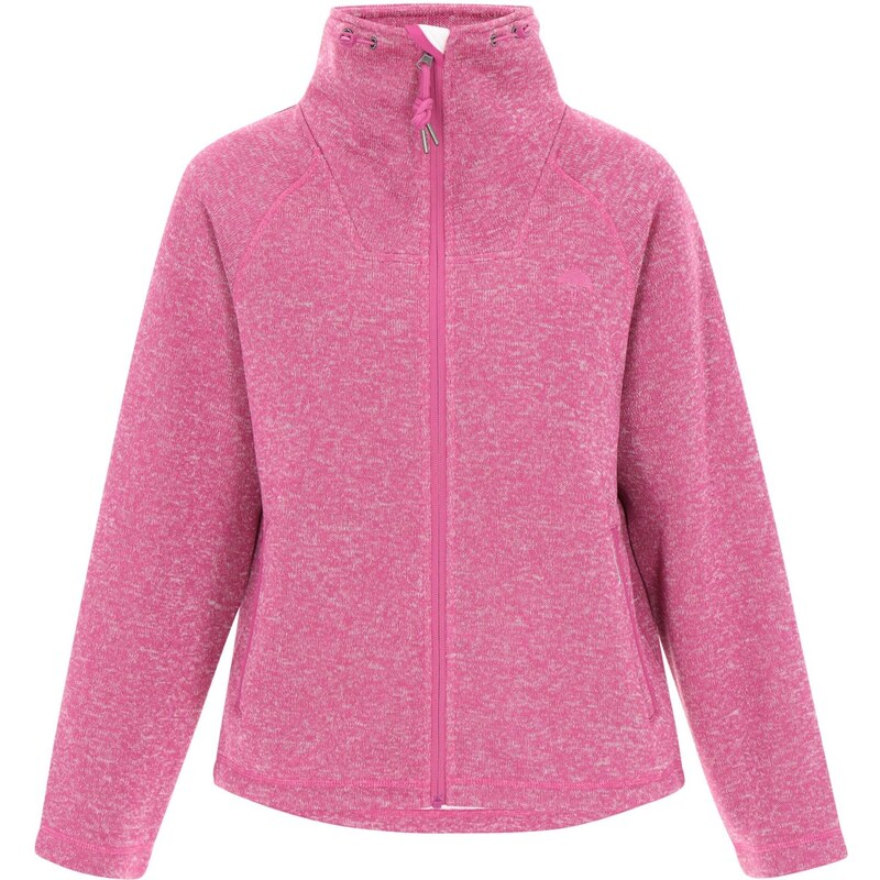 Schmuddelwedda Flisová bunda s ružovými fľakmi 65656443