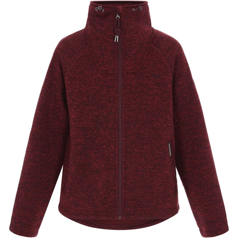 Schmuddelwedda Flisová bunda burgundská 65657697