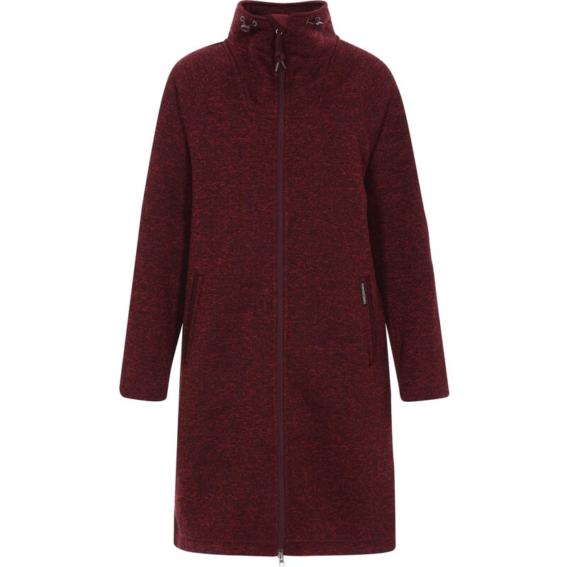 Schmuddelwedda Flisová bunda burgundská 65884311