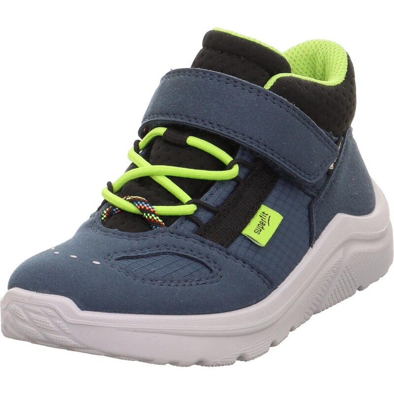 SUPERFIT Tenisky Kicks námornícka modrá / neónovo zelená / čierna 64875523