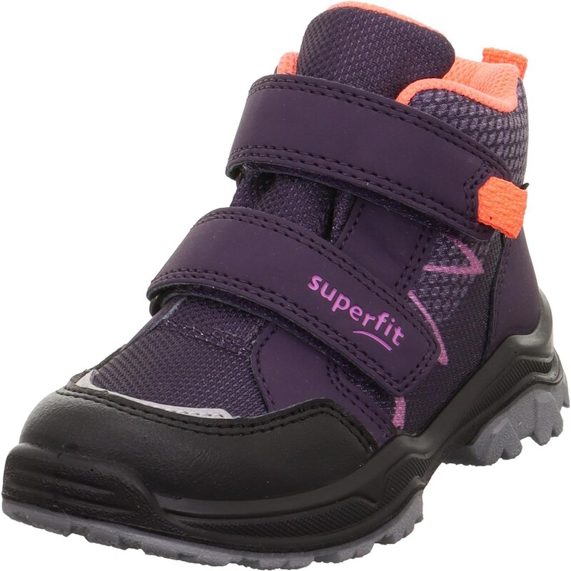 SUPERFIT Čižmy JUPITER fialová / svetlooranžová / čierna 64826228