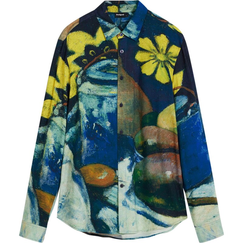 Desigual Košeľa modrá / zmiešané farby 64826136