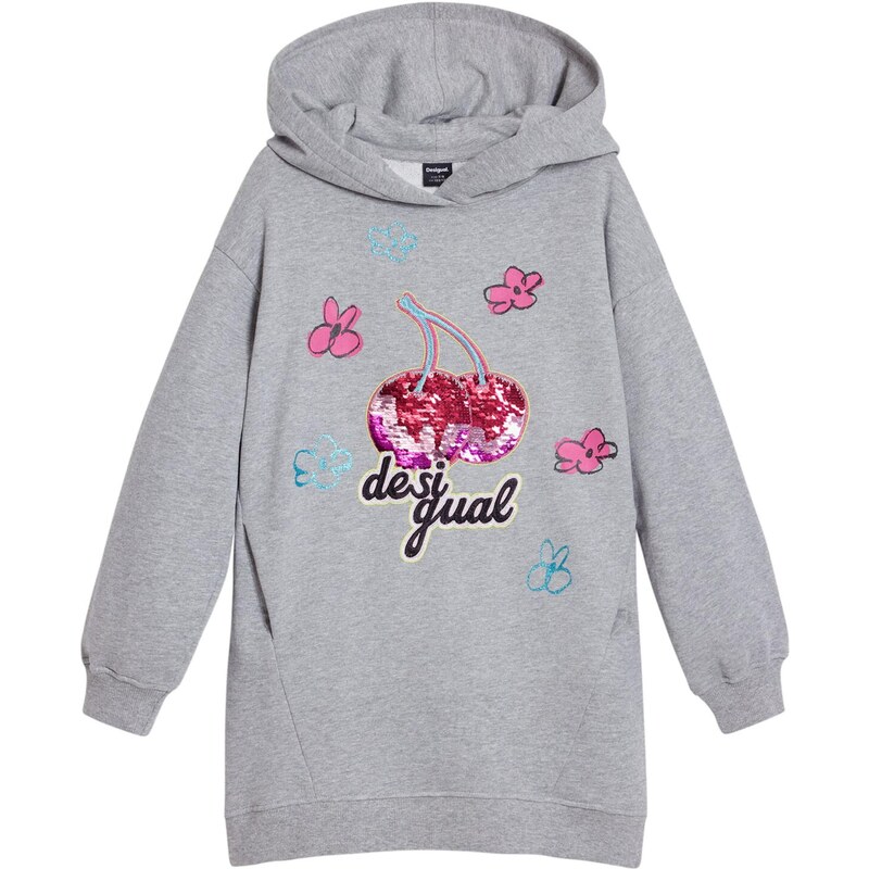 Desigual Šaty sivá 64826141