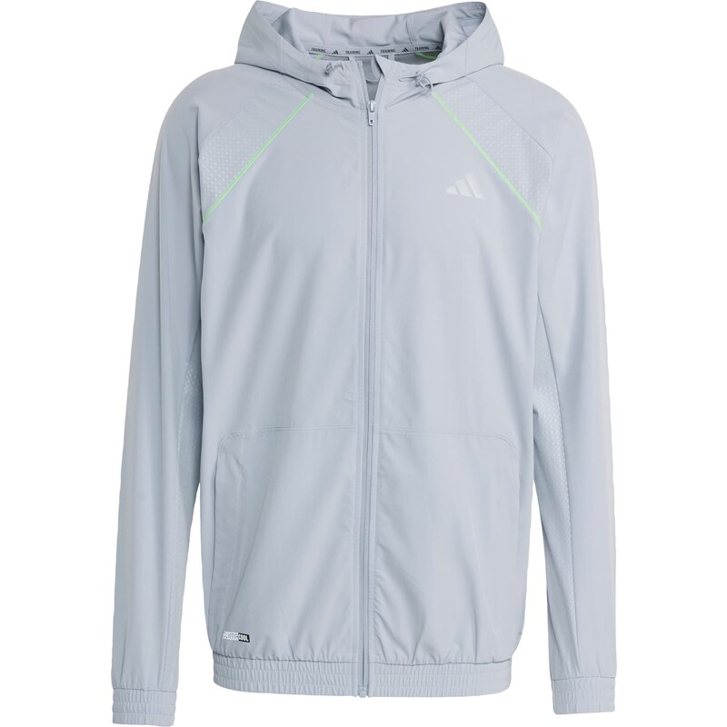 ADIDAS PERFORMANCE Tréningová bunda Tech Apparel striebornosivá / 65652611