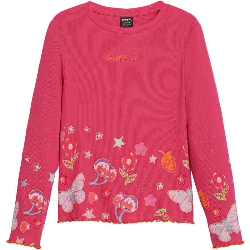 Desigual Tričko zmiešané farby / červená 65883313