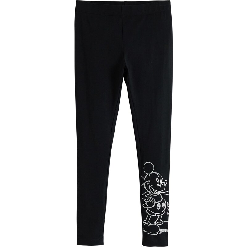 Desigual Legíny Mickey Mouse čierna / biela 65656868