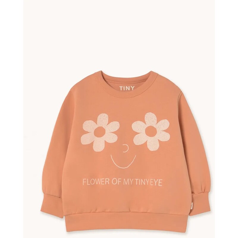 Detská bavlnená mikina Tinycottons FLOWERS EYES GRAPHIC SWEATSHIRT 64826416
