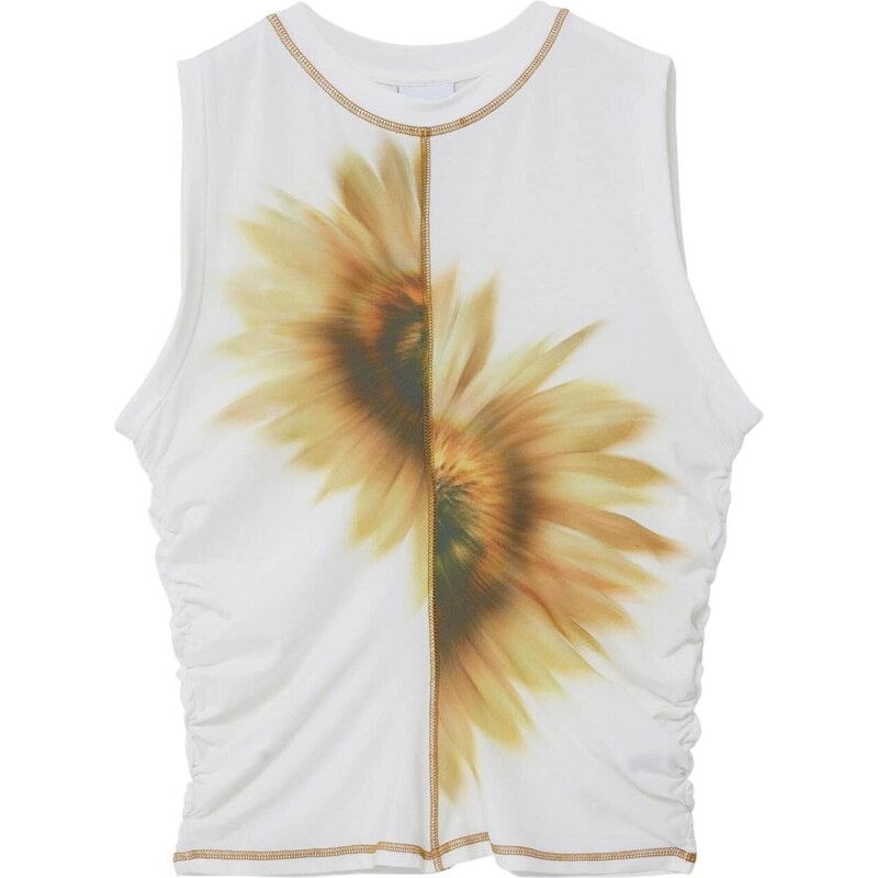 Desigual Tričko Sunflower žltá / biela 65657602