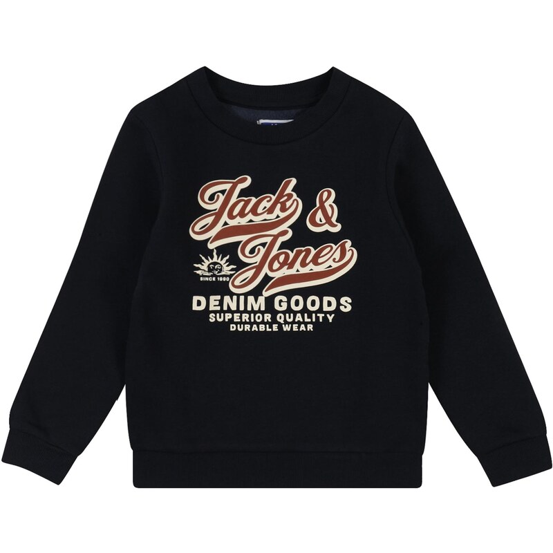 JACK & JONES MINI Mikina námornícka modrá / hnedá / biela 65922001