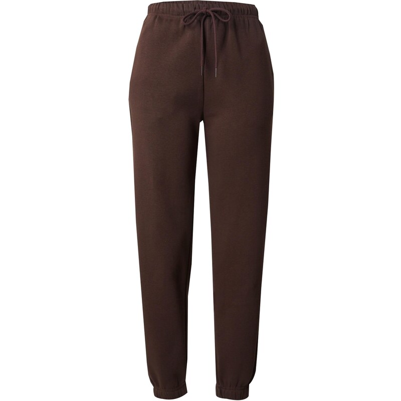 PIECES Nohavice PCCHILLI tmavohnedá 65482311