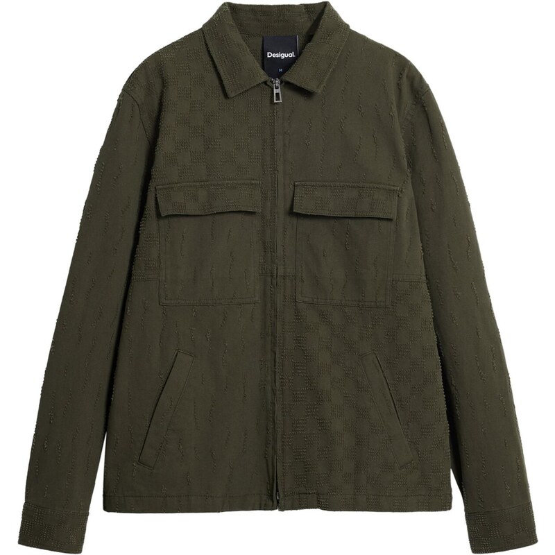 Desigual Prechodná bunda olivová 65883323