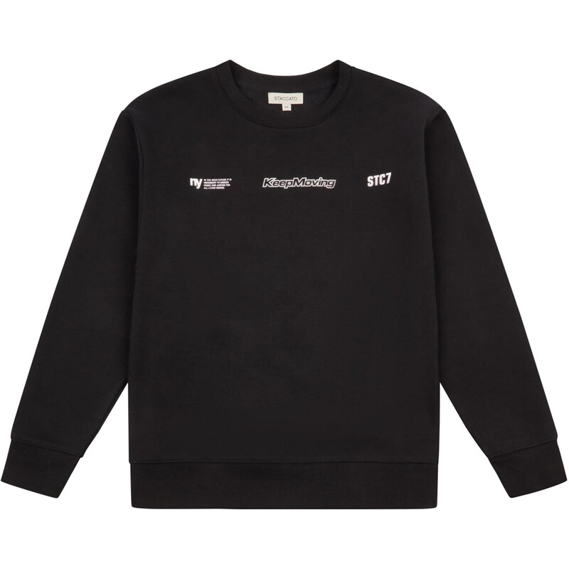 STACCATO Mikina čierna / biela 65647431