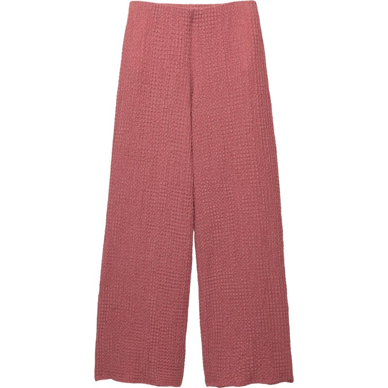 Pull&Bear Nohavice burgundská 65216054