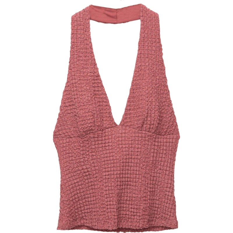 Pull&Bear Top burgundská 65886084
