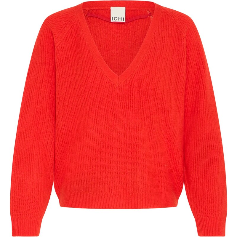 ICHI Sveter IHDASILA oranžovo červená 65886073