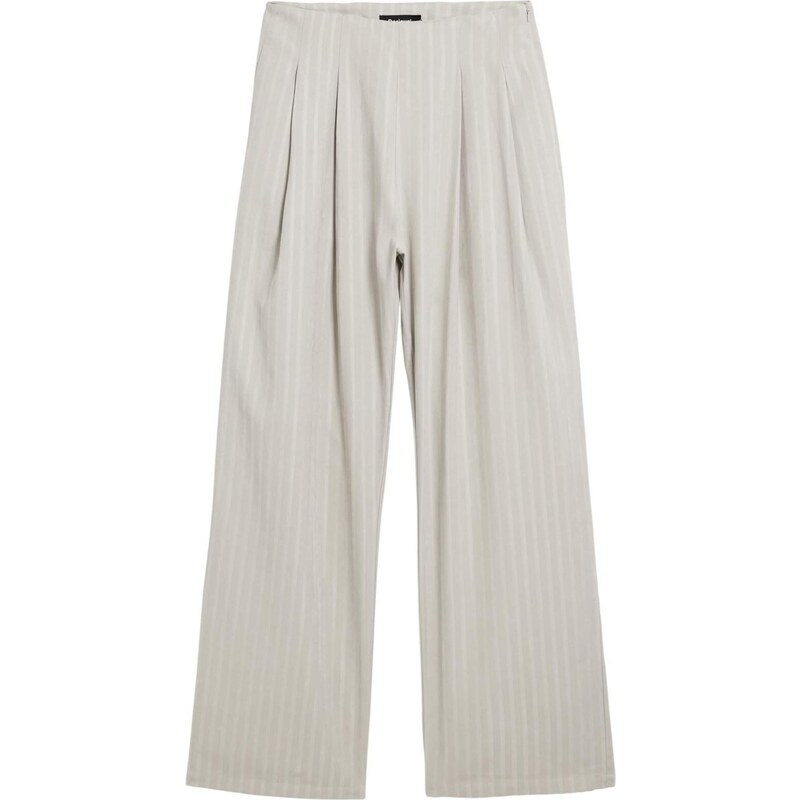 Desigual Nohavice svetlosivá / biela 65657567