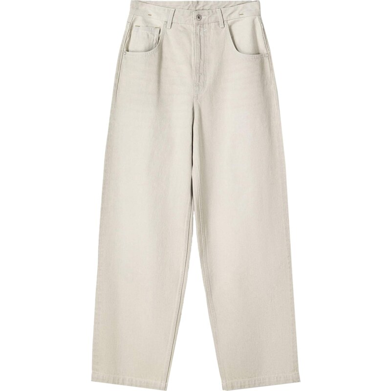 Bershka Džínsy svetlosivá 65886048