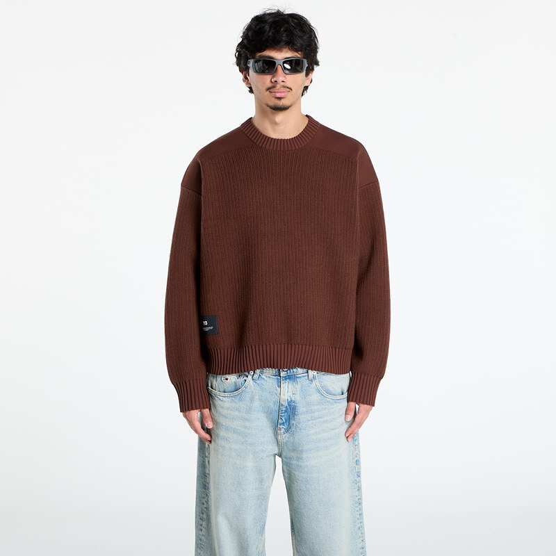 Sveter Y-3 Padded Ut Crew UNISEX Mystery Brown L 64839875