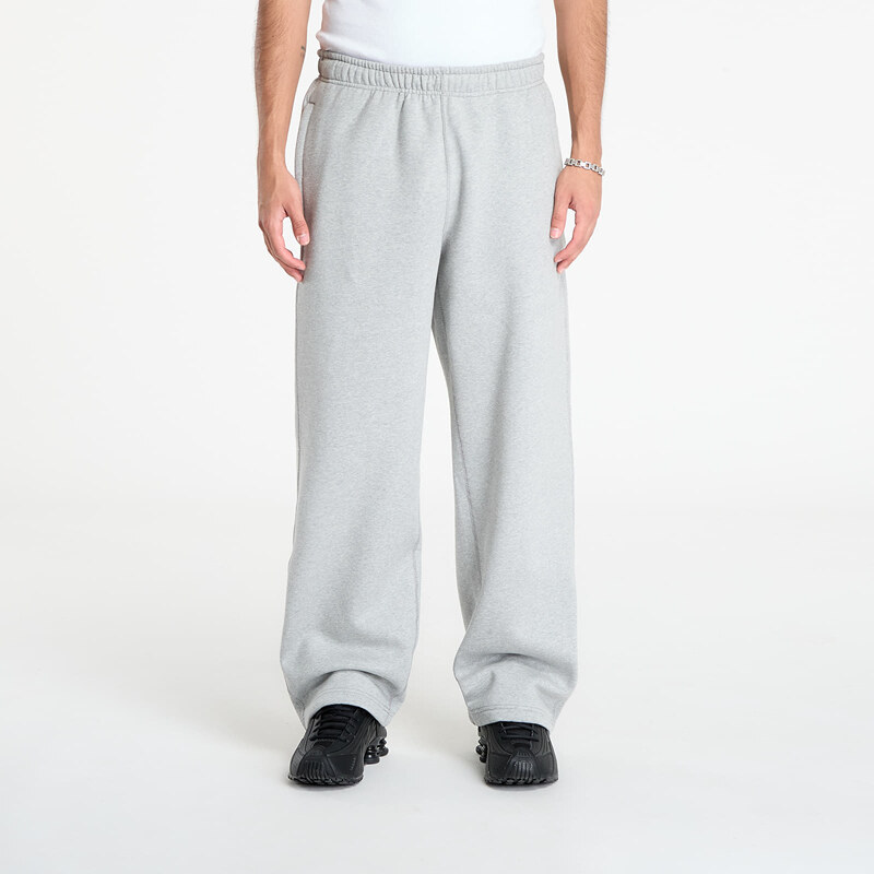 Tepláky Nike Solo Swoosh Mens Fleece Open-Hem Pants Dk Grey Heather/ 64802933
