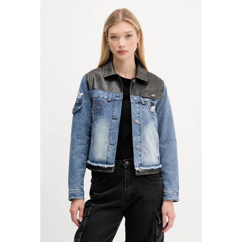 Rifľová bunda Desigual CONSTRA 64830618