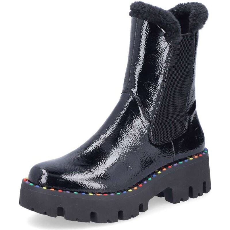 Dámska členková obuv RIEKER Y3350-00 čierna W5 64833249