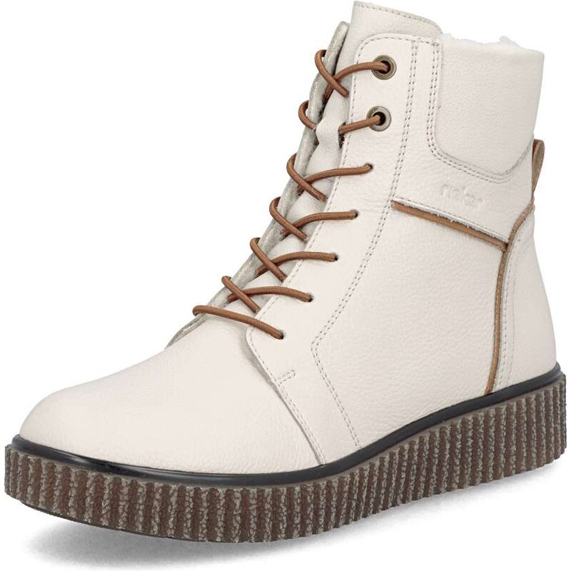 Dámska členková obuv RIEKER Y4303-80 béžová W5 64833250