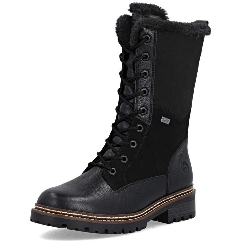 RIEKER Dámske čižmy REMONTE D0B82-00 čierna W5 64833253