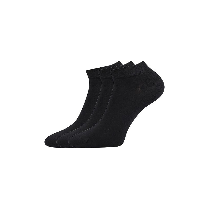 3PACK ponožky Lonka nízke čierné (Esi) 65049854