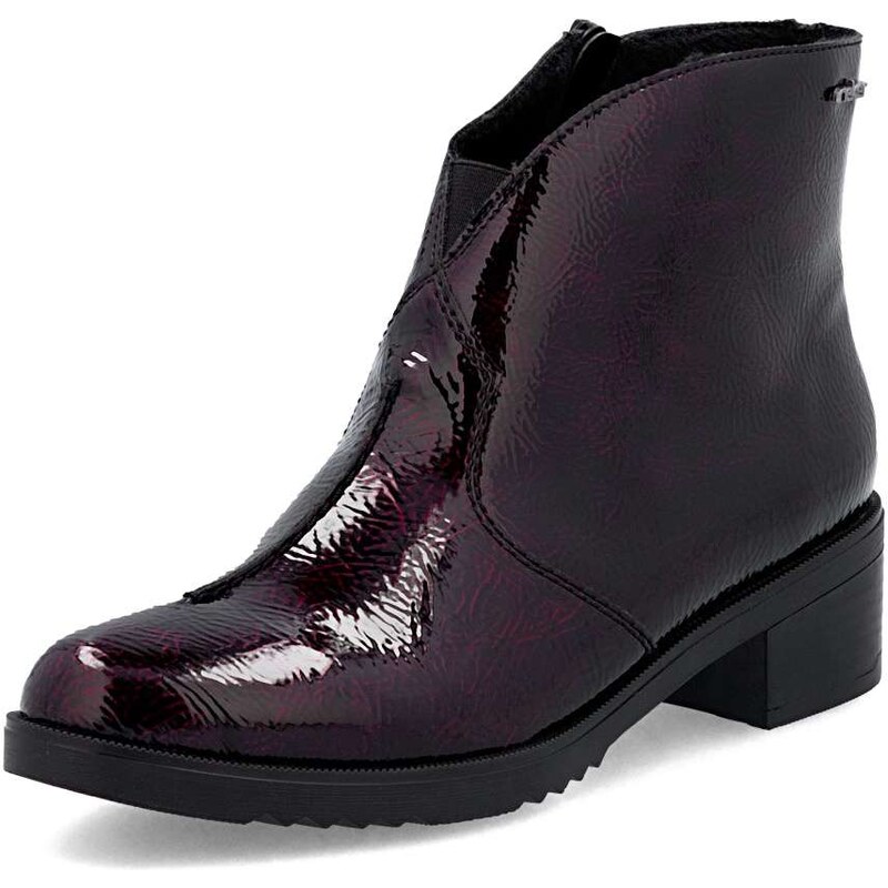 Dámska členková obuv RIEKER Y0553-35 červená W5 64836415