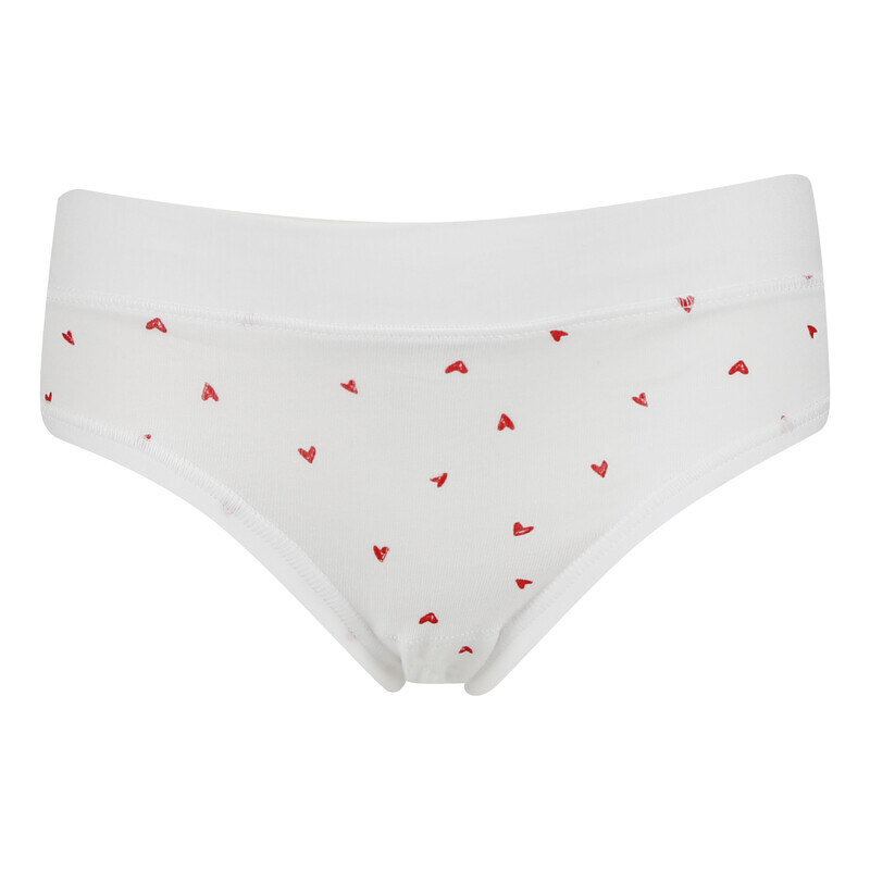 Dievčenské nohavičky Rio | Pleas | biela s potlačou srdiečko | 182316 63692737