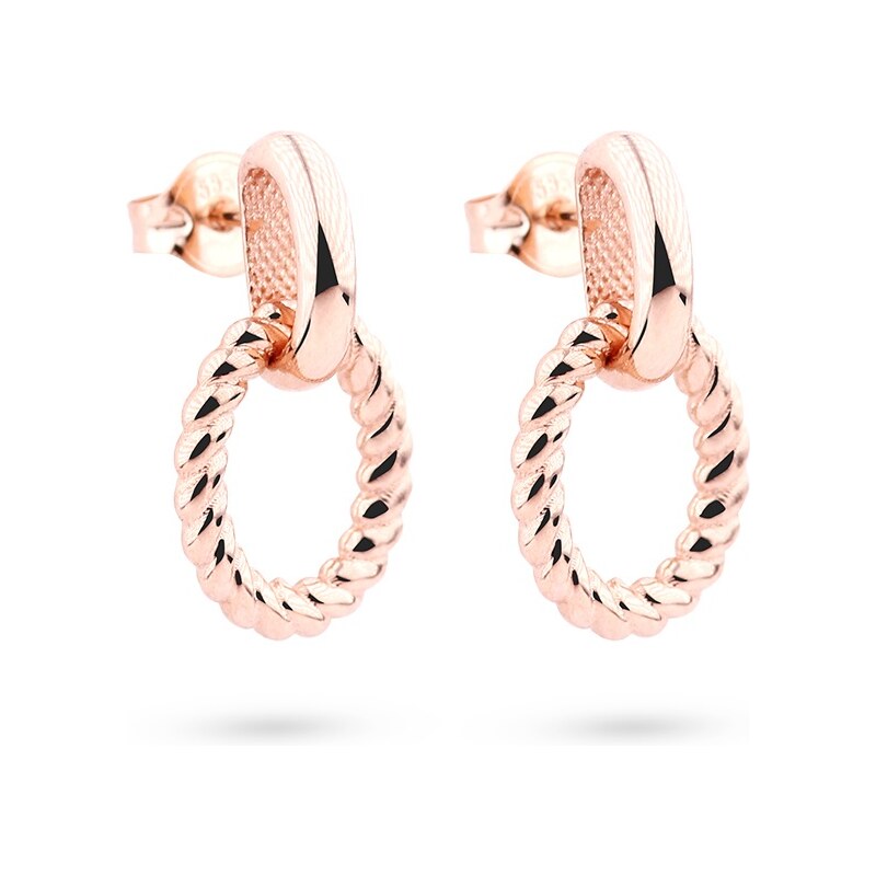 Cutie Jewellery Módne náušnice z ružového zlata Z5028-20-X-4 66582286