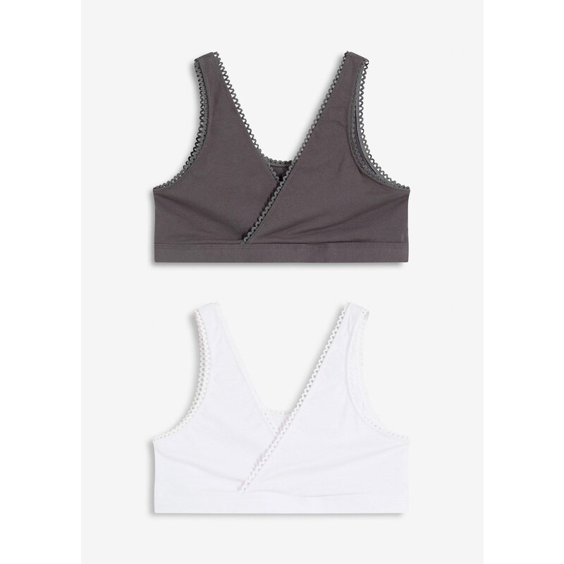 bonprix Podprsenka, obojstranná, s mäkkou bio bavlnou (2 ks v balení), 64843032