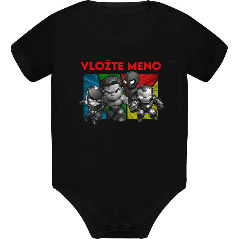 E-shop Garibald Superhrdinovia - body s potlačou pre fanúšikov Marvelu