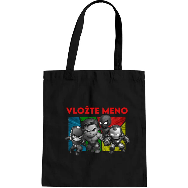 E-shop Garibald Superhrdinovia - taška s potlačou pre fanúšikov Marvelu