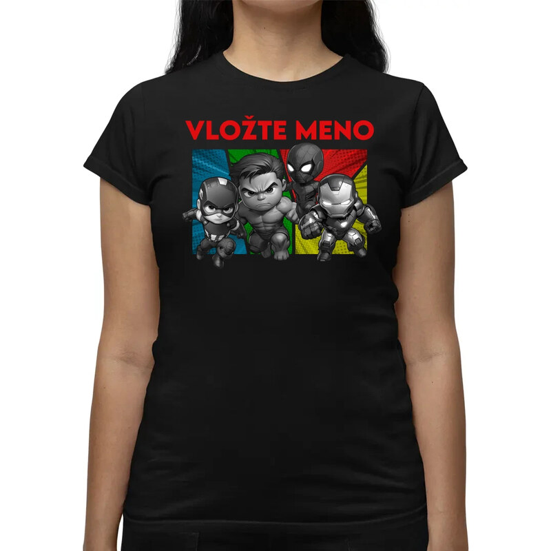 E-shop Garibald Superhrdinovia - dámske tričko s potlačou pre fanúšikov