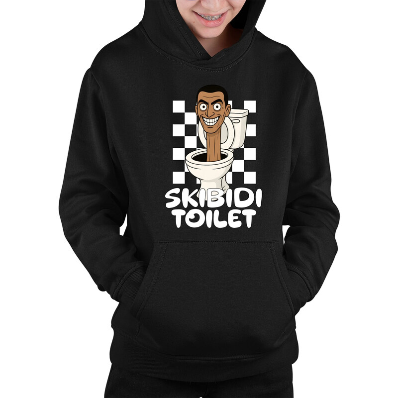 E-shop Garibald Skibidi toilet - hlava v záchode - detská mikina s