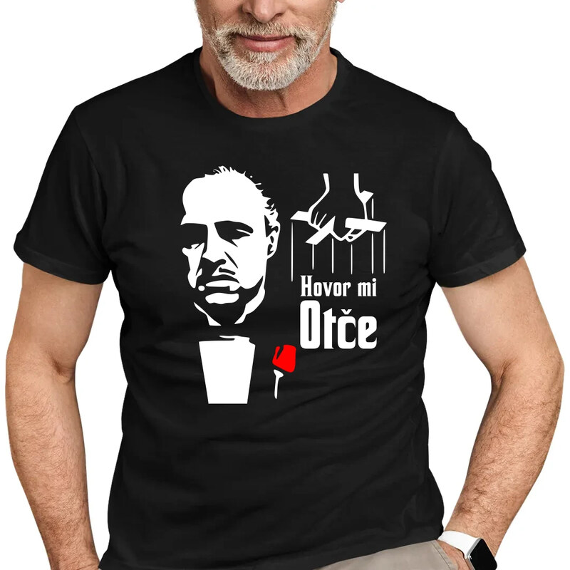 E-shop Garibald Hovor mi otče - pánske tričko s potlačou