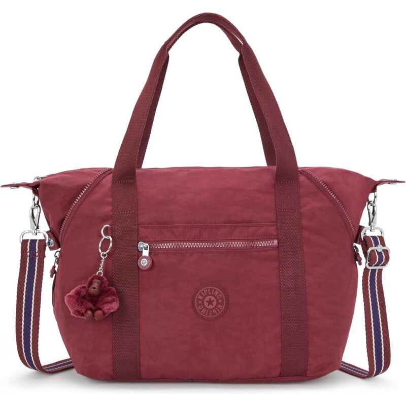 KIPLING Shopper Art tmavočervená 65882400