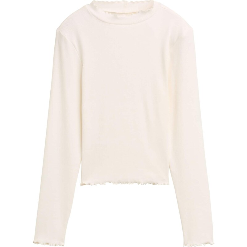 TOM TAILOR Tričko šedobiela 65043467