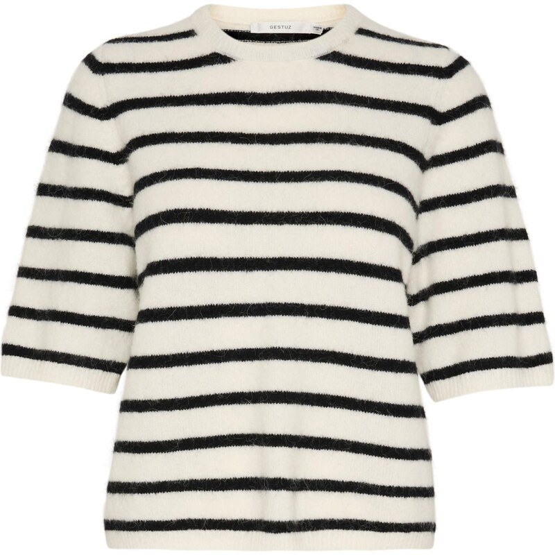 Gestuz Sveter AlphaGZ svetlobéžová / čierna 65707317