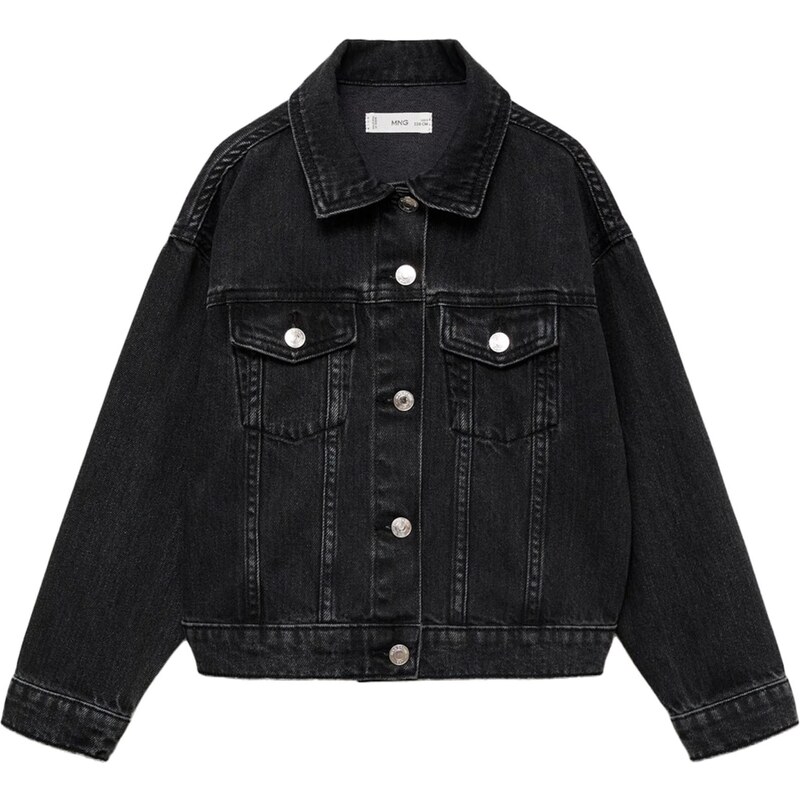 MANGO KIDS Prechodná bunda Alice čierna 65372975