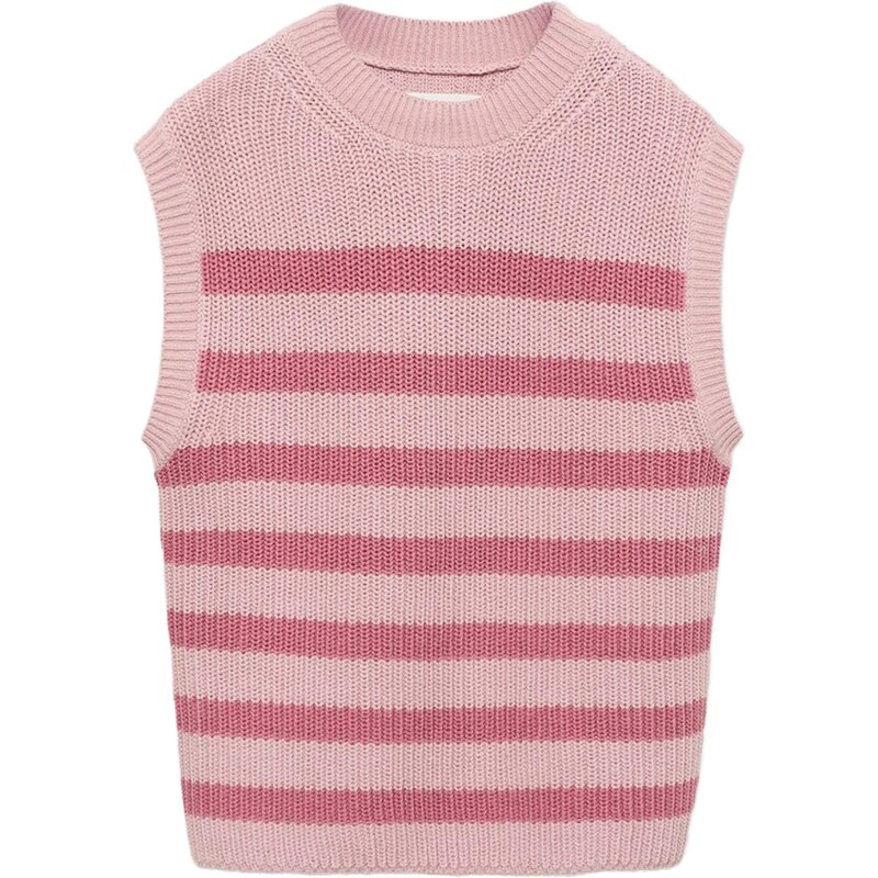 MANGO KIDS Sveter MATILDA ružová / tmavoružová 65656088