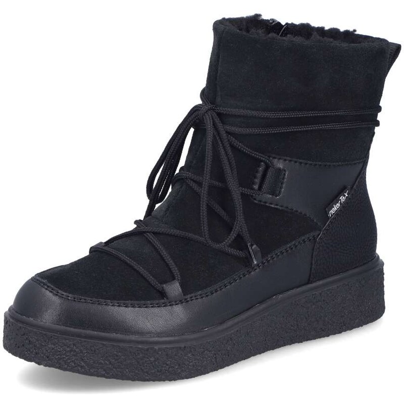 Dámska členková obuv RIEKER Y0051-00 čierna W5 64849084