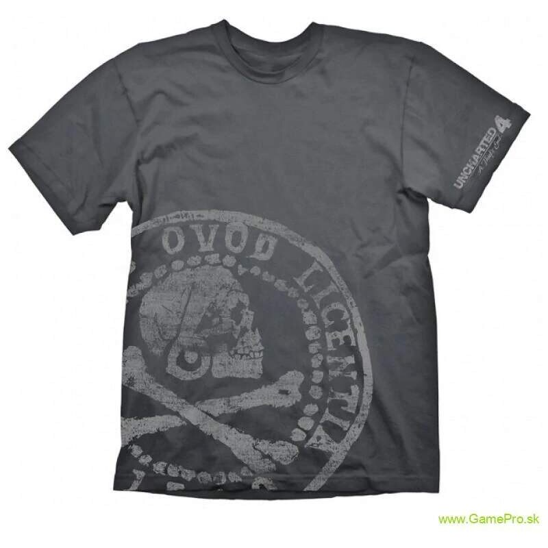 Gaya Entertainment Uncharted 4 Pirate Coin (tričko) 64851655